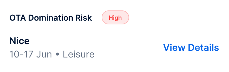 OTA domination risk